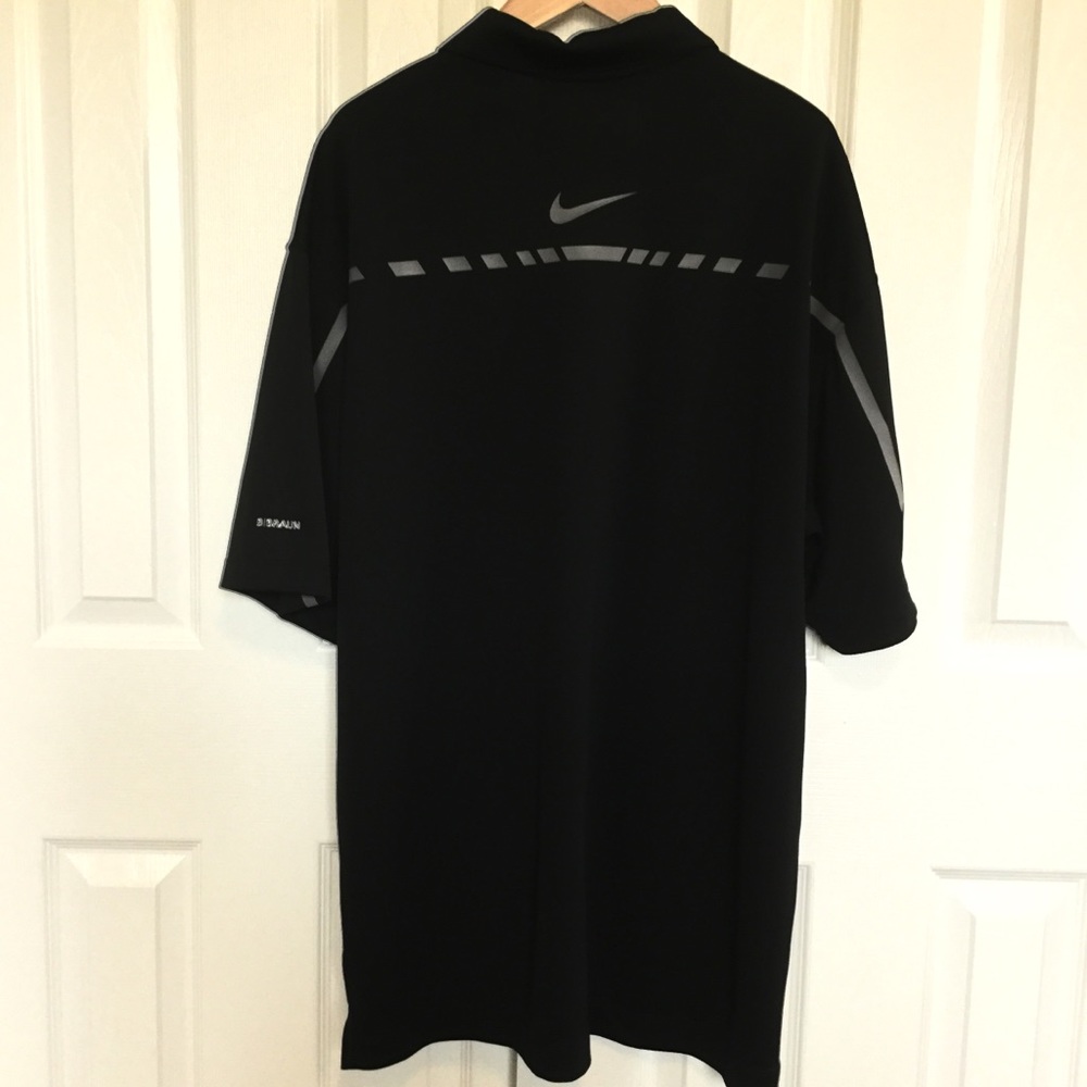 Nike Golf Dri-Fit Polo Black sz XL - Picture 2 of 3